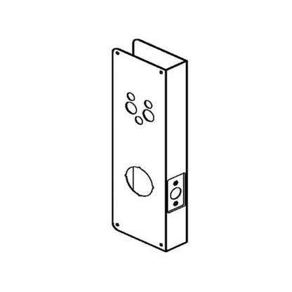 Don-Jo - 5100 CW - Wrap Around - 15" Height - 2-3/4" Backset - UHS Hardware