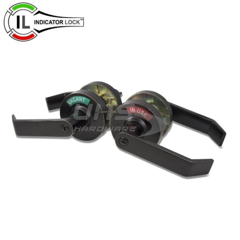 Privacy Commercial Lever Handle w/ INDICATOR - ORB - UHS Hardware