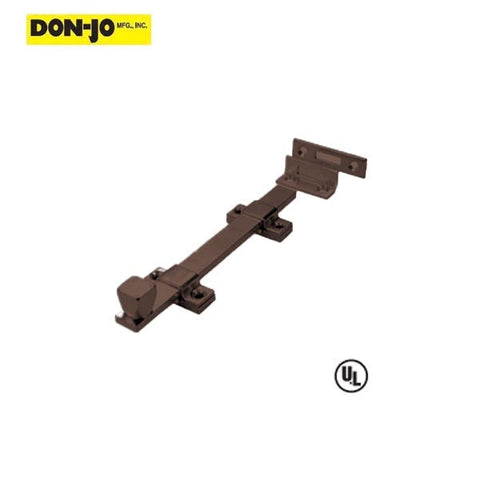 Don-Jo - 1580 - Surface Bolt - 8" Length - 1" Width - Optional Finish - UHS Hardware
