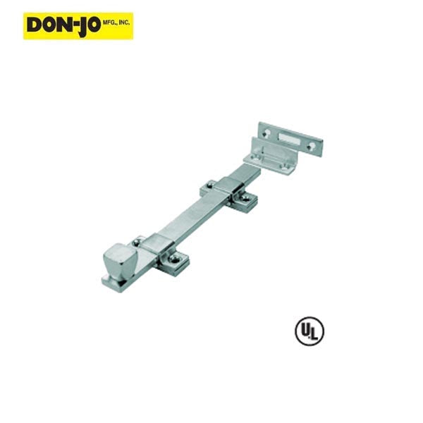 Don-Jo - 1580 - Surface Bolt - 8" Length - 1" Width - Optional Finish - UHS Hardware