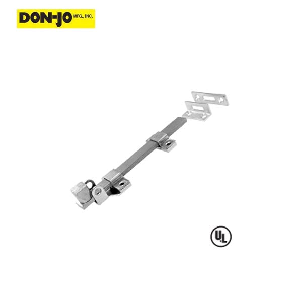 Don-Jo - 1582 - Surface Bolt - 8" Length - 1" Width - UHS Hardware