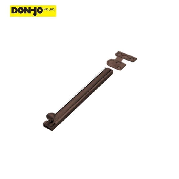 Don-Jo - SB 4 - Slide Bolt - 4" Length - 5/8" Width - Optional Finish - UHS Hardware