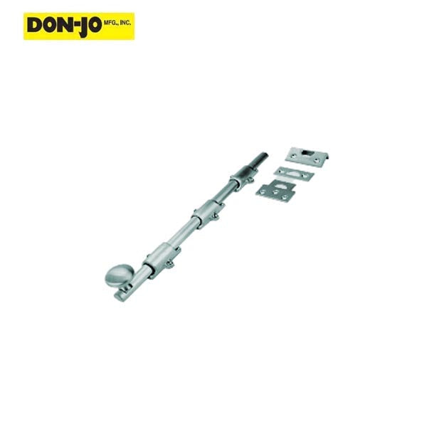 Don-Jo - 1634 - Dutch Door Bolt - 12" Length - 1-5/8" Width - Optional Finish - UHS Hardware