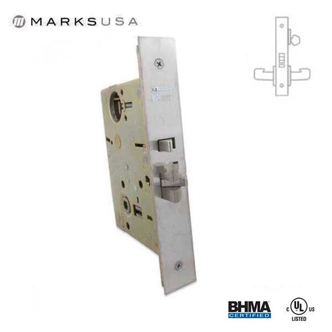 Marks USA - Nova 5J/32D-B4S6 - Mortise Lock Body - 26D - Classroom - Optional Handing - Grade 1