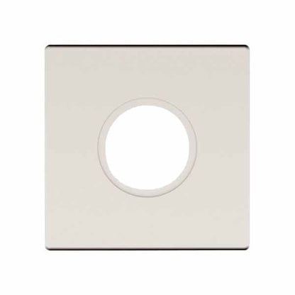 Baldwin - Pair of Estate Rosettes - Dummy Function - Satin Nickel - UHS Hardware