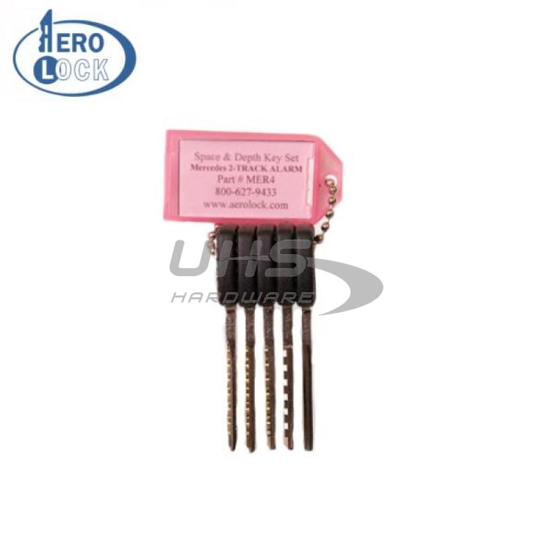 Mercedes 2-Track S34YS-P Space & Depth Keys (MER4) - UHS Hardware
