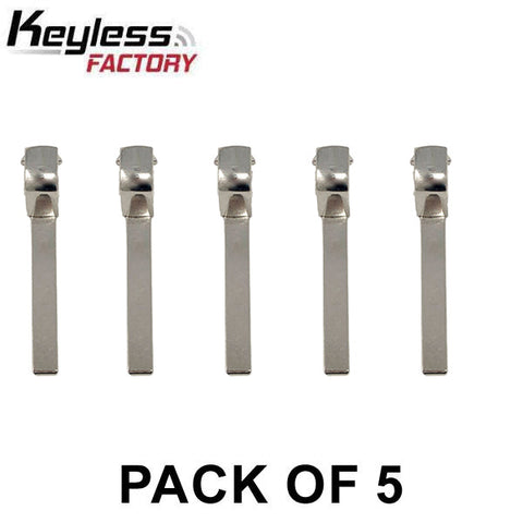5 x 2010-2021 GMC / Remote Flip Key Blade with Head / PN: HU100 (AFTERMARKET) (Pack of 5) - UHS Hardware