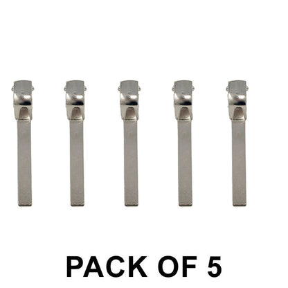 5 x 2010-2021 GMC / Remote Flip Key Blade with Head / PN: HU100 (AFTERMARKET) (Pack of 5) - UHS Hardware