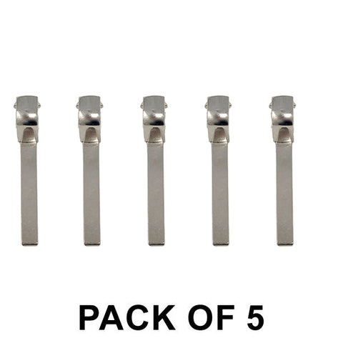 5 x 2010-2021 GMC / Remote Flip Key Blade with Head / PN: HU100 (AFTERMARKET) (Pack of 5) - UHS Hardware