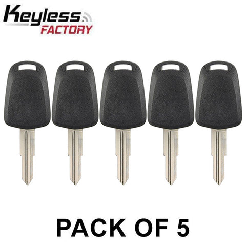 5 x 2013-2016 Chevrolet Spark / DWO4T / Transponder Key / (PHILIPS ID 46 GM EXT) (Pack of 5) - UHS Hardware
