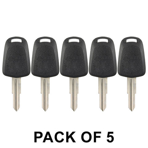 5 x 2013-2016 Chevrolet Spark / DWO4T / Transponder Key / (PHILIPS ID 46 GM EXT) (Pack of 5) - UHS Hardware