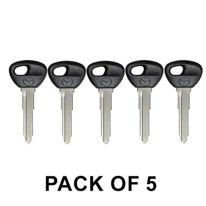 5 x 2000-2005 Mazda Transponder Keys  / PN: BJYV-76-2GX / BJYD-76-2GX (8C Chip) (OEM) (Pack of 5) - UHS Hardware