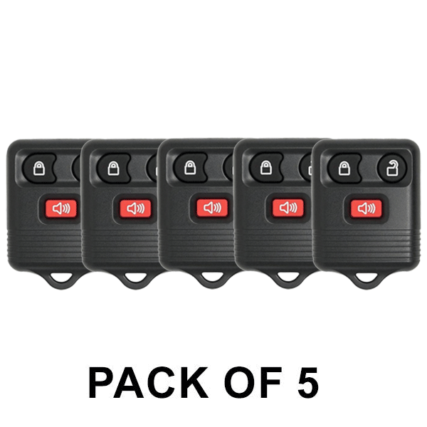 5 x 1998-2016 Ford / Lincoln / Mercury / Mazda / 3-Button Keyless Entry Remote / CWTWB1U331 / (AFTERMARKET) (Pack of 5) - UHS Hardware