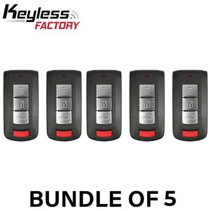 2008-2020 Mitsubishi Lancer / Outlander / 4-Button Smart Key / PN: 8637B885 / OUC644M-KEY-N (AFTERMARKET) (BUNDLE OF 5) - UHS Hardware