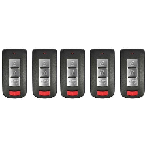 2008-2020 Mitsubishi Lancer / Outlander / 4-Button Smart Key / PN: 8637B885 / OUC644M-KEY-N (AFTERMARKET) (BUNDLE OF 5) - UHS Hardware