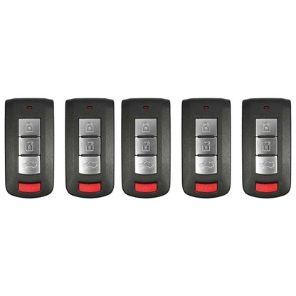 2008-2020 Mitsubishi Lancer / Outlander / 4-Button Smart Key / PN: 8637B885 / OUC644M-KEY-N (AFTERMARKET) (BUNDLE OF 5) - UHS Hardware
