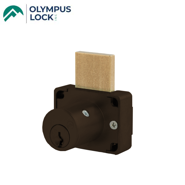 Olympus - 200DW - Drawer Deadbolt Lock - D4291 4-pin - Optional Cylinder Length - Standard Length Bolt - Oil Rubbed Bronze - Optional Keying - Grade 1 - UHS Hardware