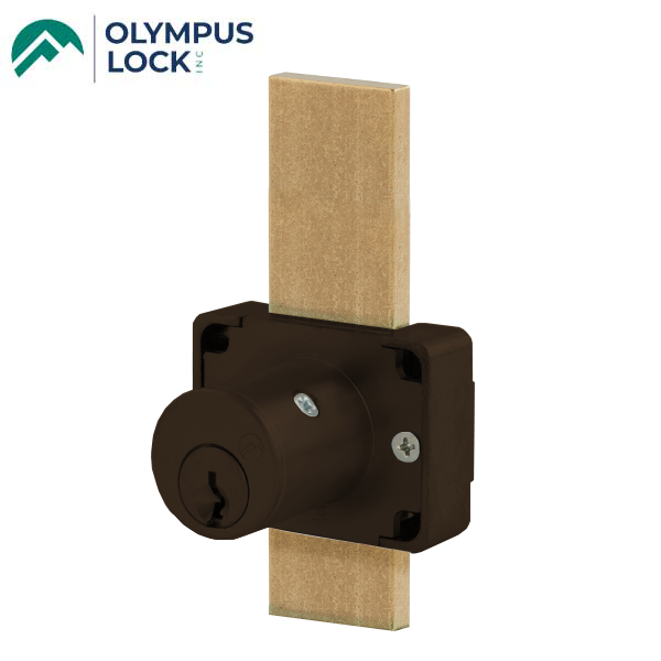 Olympus - 200B - Weather Resistant Cabinet Deadbolt Lock - D4291 4-pin - Non Handed - Long Bolt - Oil Rubbed Bronze - Optional Keying - Optional Cylinder Length - Grade 1 - UHS Hardware