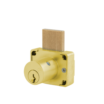 Olympus - 600DW - Drawer Deadbolt Lock - CCL R1 - Optional Cylinder Length - Standard Length Bolt - Satin Brass - Optional Keying - Grade 1 - UHS Hardware
