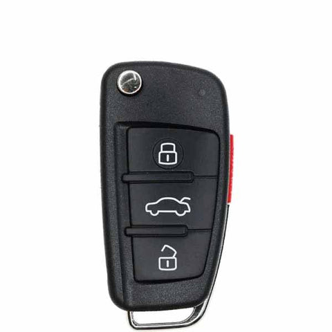 2006-2010 Audi / 4-Button Remote Flip Key / NBG009272T (RFK-AUD-72T) - UHS Hardware