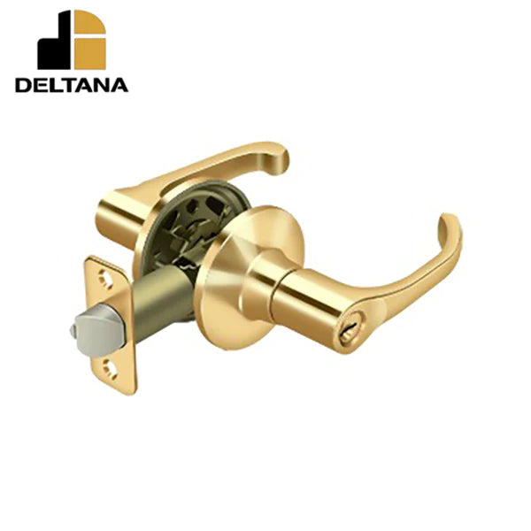Deltana - Manchester Lever Entry - 2-3/8" Backset - 1-3/8" - 2" Door Thickness - Universal Handing - Optional Finish