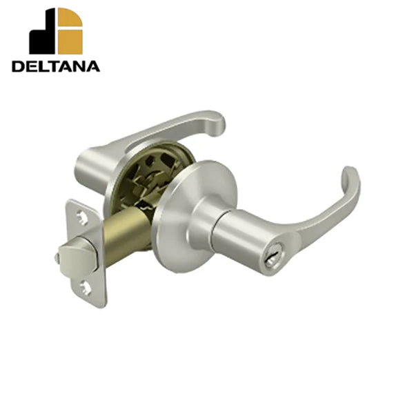 Deltana - Manchester Lever Entry - 2-3/8" Backset - 1-3/8" - 2" Door Thickness - Universal Handing - Optional Finish