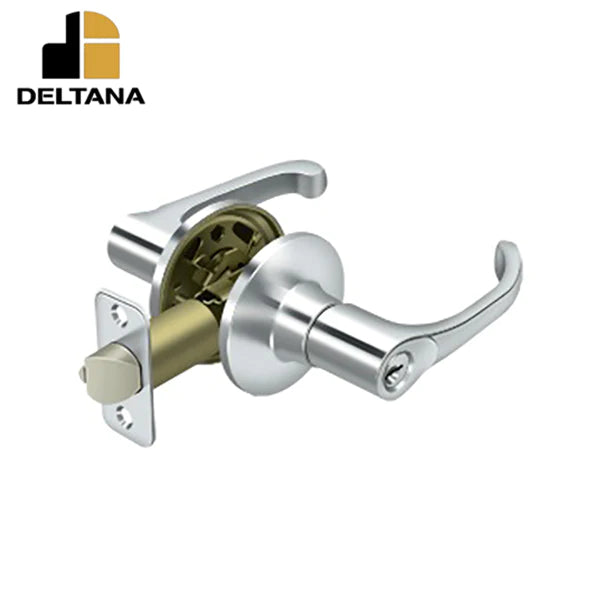 Deltana - Manchester Lever Entry - 2-3/8" Backset - 1-3/8" - 2" Door Thickness - Universal Handing - Optional Finish