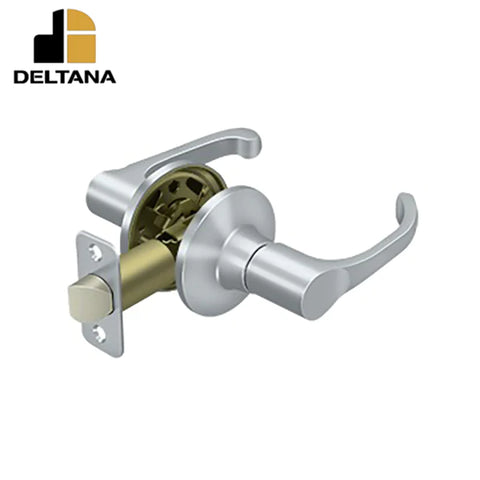 Deltana - Manchester Lever Passage - 2-3/8" Backset - 1-3/8" - 2" Door Thickness - Universal Handing - Optional Finish