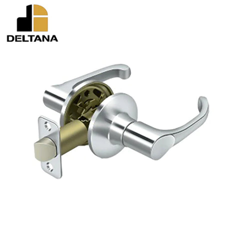 Deltana - Manchester Lever Passage - 2-3/8" Backset - 1-3/8" - 2" Door Thickness - Universal Handing - Optional Finish