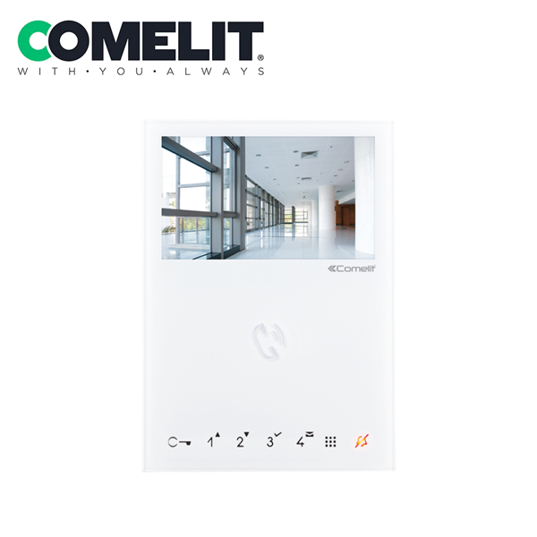 Comelit - 6722W - Handsfree BM Monitor - VIP - White - UHS Hardware
