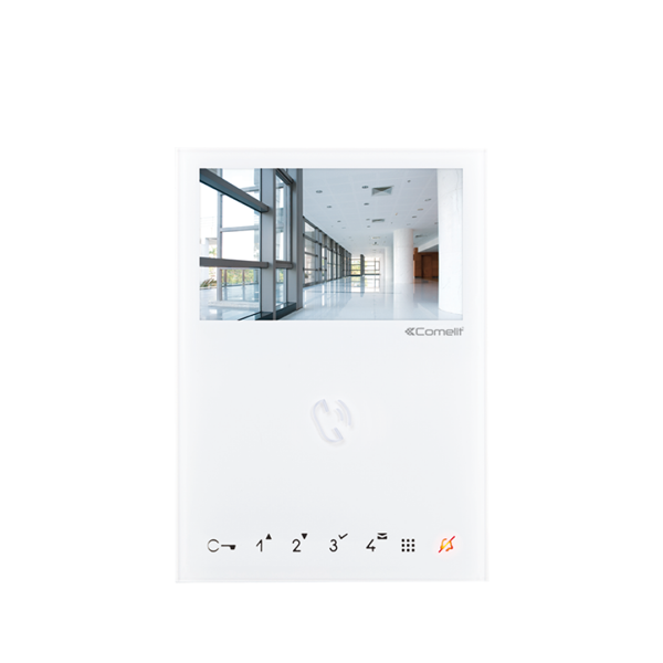Comelit - 6722W - Handsfree BM Monitor - VIP - White - UHS Hardware