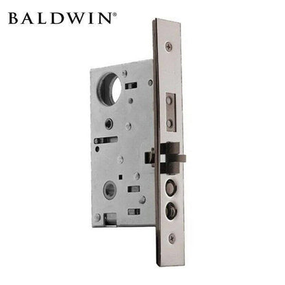 Baldwin - 6321 - Mortise Lock - 2 1/2" Backset - Entrance / Emergency Egress - Optional Handing Lever Strength - 056 - Satin Nickel