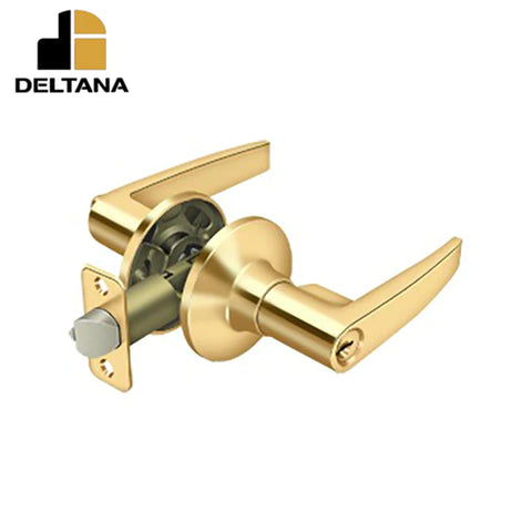 Deltana - Morant Lever Entry - 2-3/8" Backset - 1-3/8" - 2" Door Thickness - Universal Handing - Optional Finish