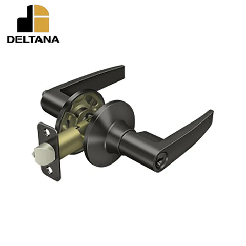 Deltana - Morant Lever Entry - 2-3/8" Backset - 1-3/8" - 2" Door Thickness - Universal Handing - Optional Finish