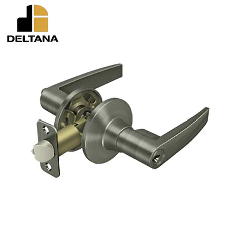 Deltana - Morant Lever Entry - 2-3/8" Backset - 1-3/8" - 2" Door Thickness - Universal Handing - Optional Finish