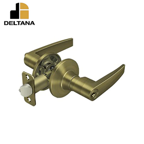 Deltana - Morant Lever Entry - 2-3/8" Backset - 1-3/8" - 2" Door Thickness - Universal Handing - Optional Finish