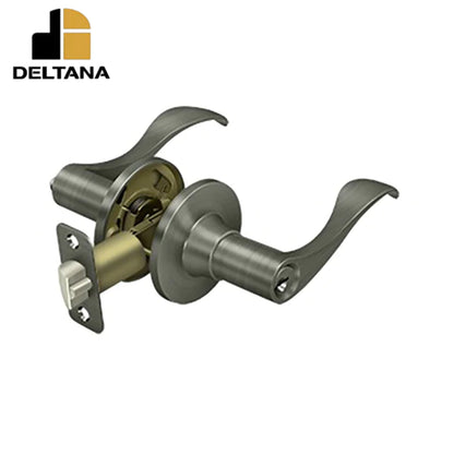 Deltana - Savanna Lever Entry - 2-3/8" Backset - 1-3/8" - 2" Door Thickness - Right Handed - Optional Finish