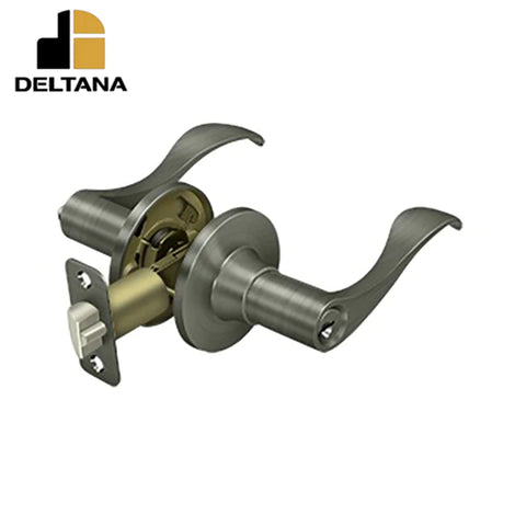 Deltana - Savanna Lever Entry - 2-3/8" Backset - 1-3/8" - 2" Door Thickness - Right Handed - Optional Finish