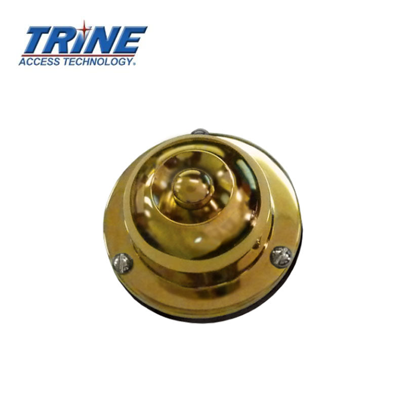 Trine - 65P -  2-1/2” Weatherproof Low Voltage Pushbutton - Solid Brass - UHS Hardware