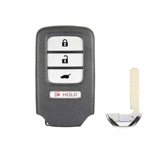 2015-2019 Honda Civic Pilot Odyssey / 4-Button Smart Key SHELL w/Hatch (SKS-HON-4HA) - UHS Hardware