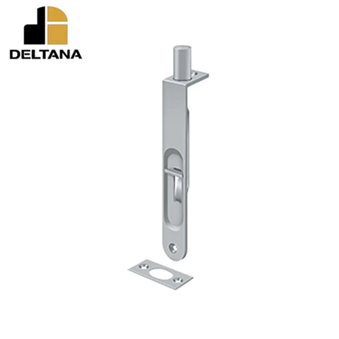 Deltana - 6" Flush Bolt - Heavy Duty Round - Optional Finish