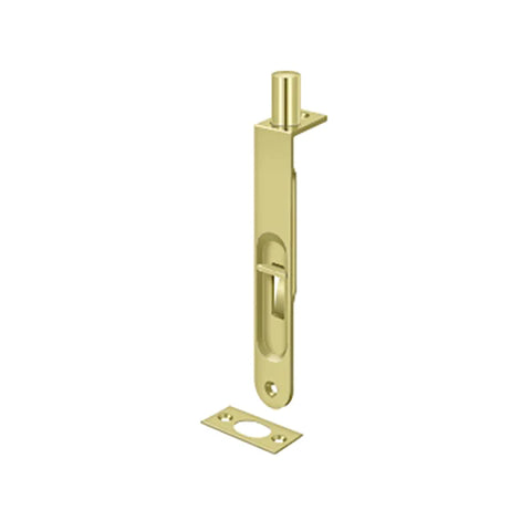 Deltana - 6" Flush Bolt - Heavy Duty Round - Optional Finish