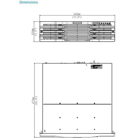 Uniview / 64-Channel / 12MP / 4K / NVR / 16 SATA / HDD up to 10 TB / UNV-516-64 - UHS Hardware