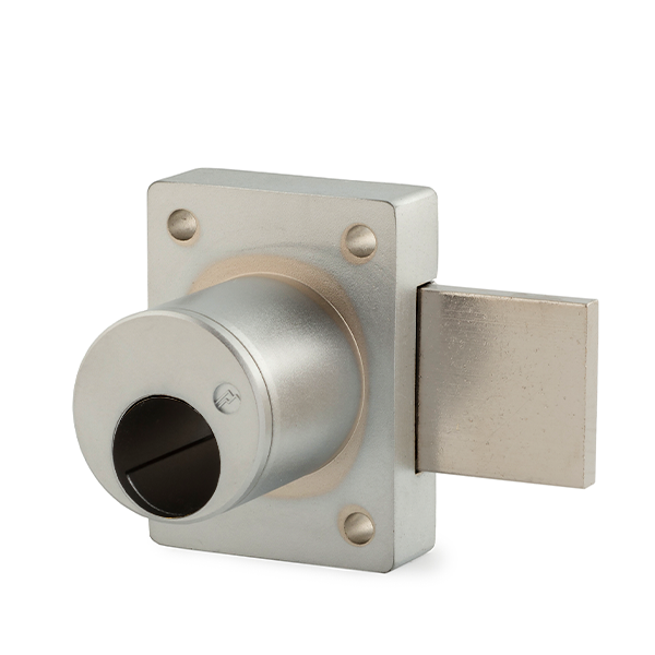Olympus - 700LC - Cabinet Door Deadbolt Lock - Less Cylinder - Schlage Cylinder Compatible - Optional Cylinder Length - Satin Chrome - Grade 1 - UHS Hardware