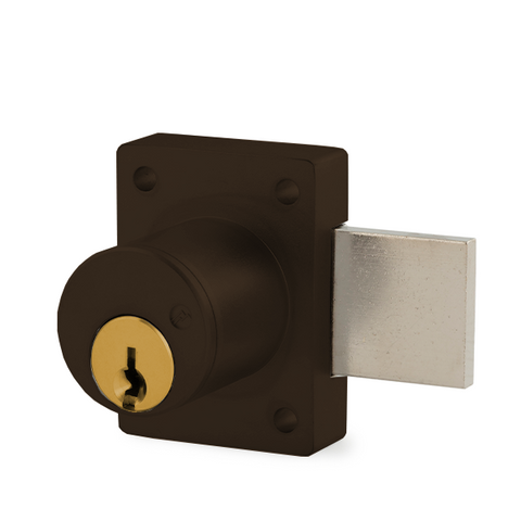 Olympus - 700S - Cabinet Door Deadbolt Lock - Key Retaining - S Series Schlage C Keyway - Optional Cylinder Length - Oil Rubbed Bronze - Optional Keying - Optional Handing - Grade 1 - UHS Hardware