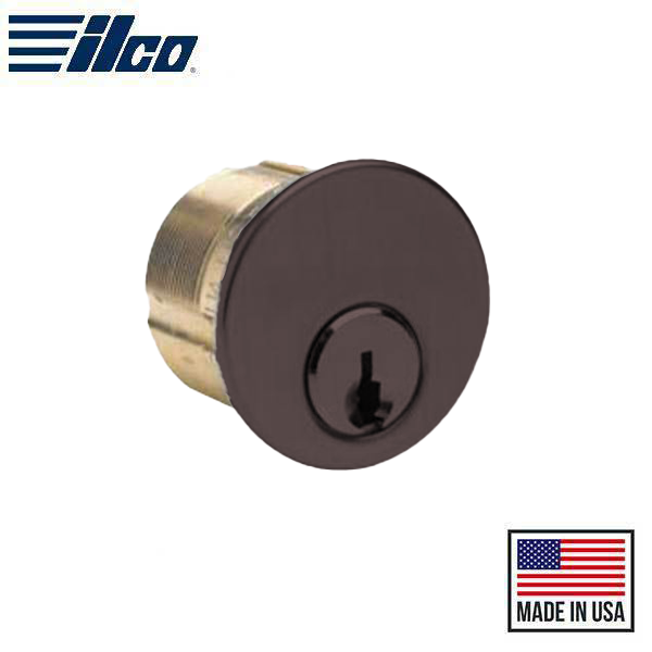 ILCO - 7165 - Mortise Cylinder - 5 Pin - 1" - Schlage C - Adams Rite Cam - KA2 - 10B- Oil Rubbed Bronze - Grade 1 - UHS Hardware