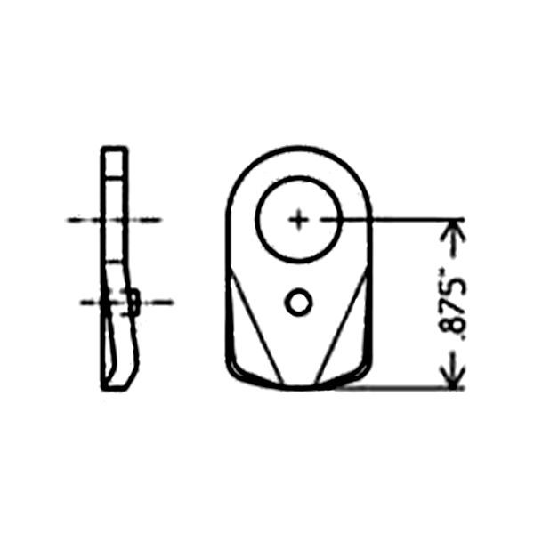 Olympus - 720 series - 3-1 - 0.875" Short cam for inverted function - UHS Hardware