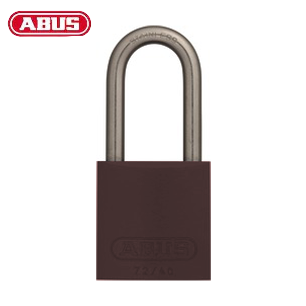 Abus - 08400 - Padlock Aluminum 72/40Hb40 - 1-1/2" Shackle - Optional Keying - Optional Finish - Optional Number Of Locks - UHS Hardware