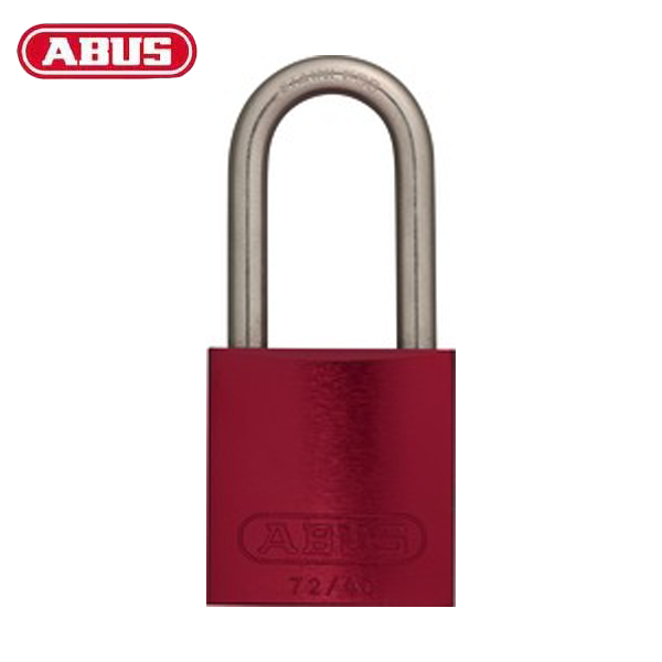 Abus - 08400 - Padlock Aluminum 72/40Hb40 - 1-1/2" Shackle - Optional Keying - Optional Finish - Optional Number Of Locks - UHS Hardware