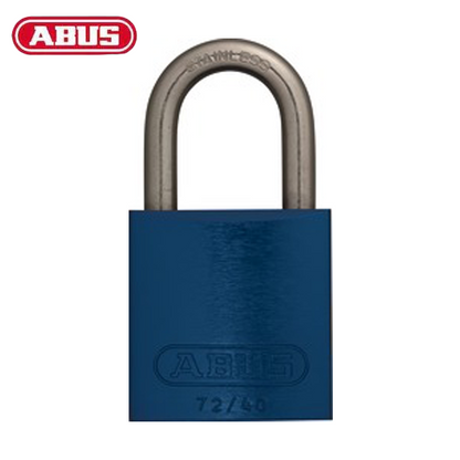 Abus - 08302 - Padlock Aluminum 72/40 - 1" Shackle - Optional Keying - Optional Finish - Optional Number Of Locks - UHS Hardware
